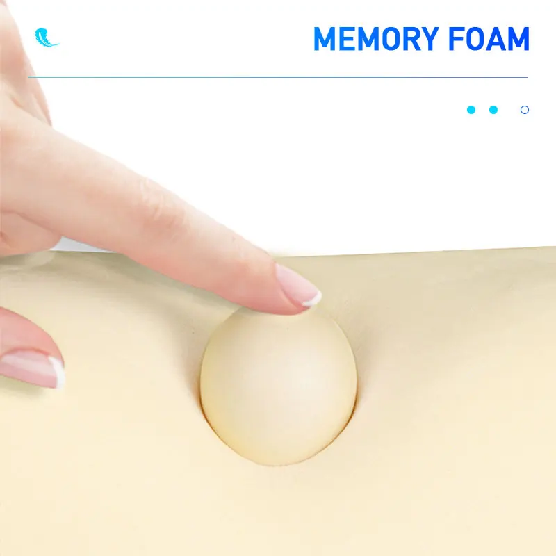 Memory Foam Car Pillow Set for Head and Waist Support