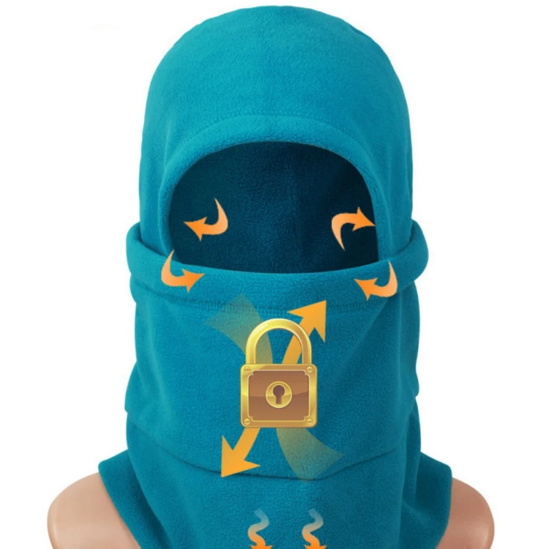 

Women Man Cycling Cap Windproof Warm Thick Fleece Face Mask Filter Balaclava Bicycle Bike Winter Neck Hat Head Scarf Ski Thermal
