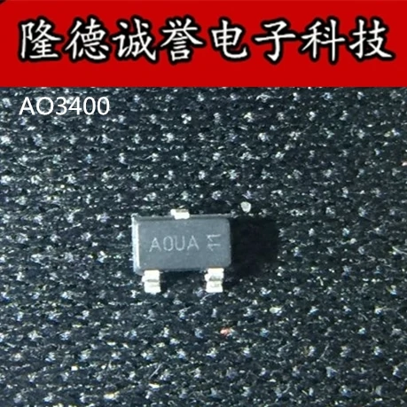 20PCS AO3400 AO3400 SOT-23  AOUA Brand new and original chip IC ad8039artz reel7 package sot 23 8 new original genuine operational amplifier ic chip