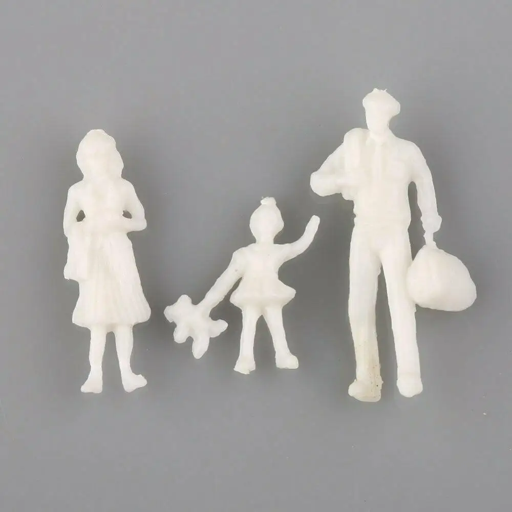 100PCS White Architectural 1:300 масштабные фигуры модель People|figures people|model figures peoplescale model |