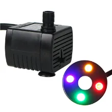 Best Offers 3w 4 lamp submersible pump rockery wheel small fish tank decoration disk with LED light water pump Best Offers 3w 4 lamp submersible pump rockery wheel small fish tank decoration disk with LED light water pump