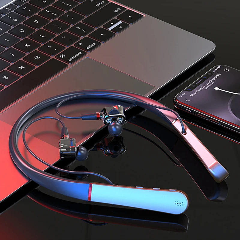 Наушники LYMOC HiFi съемные 6 динамических катушек Bluetooth 5 0 беспроводные наушники с