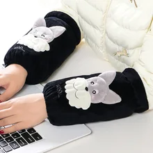 Белая домашняя офисная одежда в Корейском стиле для мужчин и женщин, с мультяшным рисунком, с манжетами, без рукавов, для кухни, короткие, маленькие, детские, прозрачные, Осенние