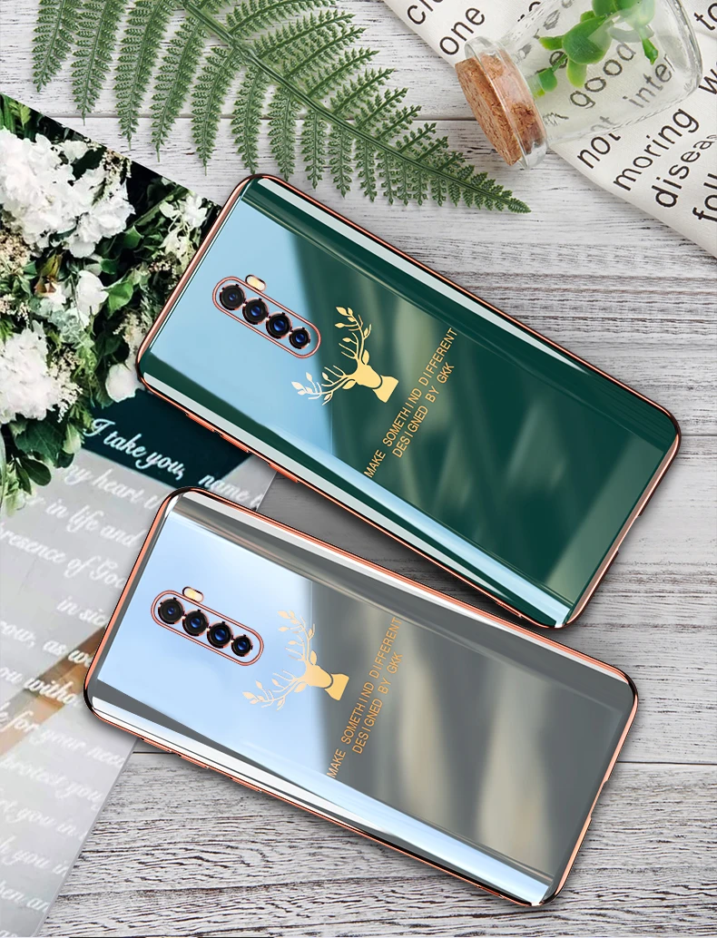Чехол с покрытием для OPPO Reno Ace 2 Z A5 A9 2020 мягкий силиконовый ударопрочный чехол из