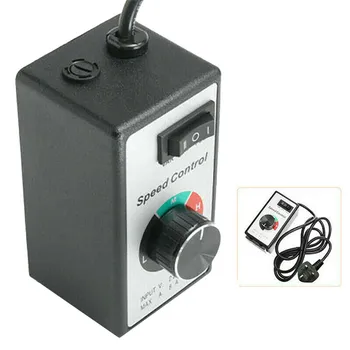 

Hot Sale Router Fan Variable Speed Controller Electric Motor Rheostat AC 220V-240V 8A Speed Controller
