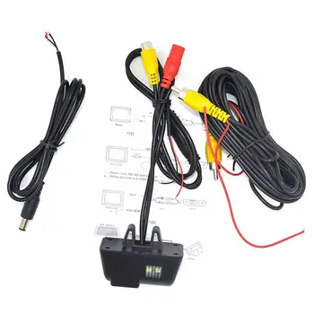 

170 Degree Hd Car Reversing Rear View Backup License Plate Backup Camera For Ford Transit Connect