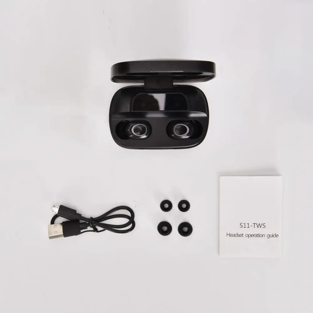 S11 TWS Bluetooth наушники светодиодный дисплей беспроводные наушники Handfree бинауральные для redmi note 8 pro android auriculares bluetooth