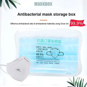 

Portable Face 95 Mask Box Saving Space Waterproof Mask Holder Good Seal Mask Storage Case Holder Organizer Guarda Mascarillas