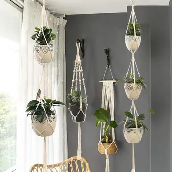 Macramé Plante, Suspension pour plante