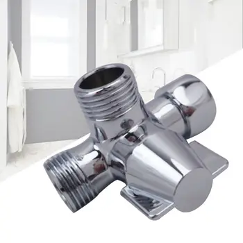 

Metal Three-way Water Diverter T-shaped Adapter Toilet Bidet Water Separator 63HF
