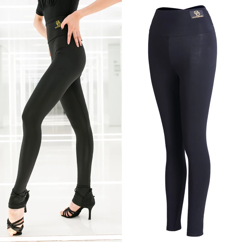 Новинка штаны для латинских танцев женские новые эластичные брюки танцевального