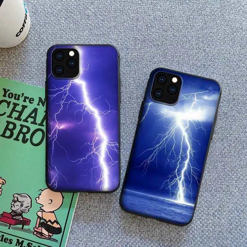 Custodia Per Telefono Thunder E Lightning Per Iphone 13 12 11 Pro Mini Xs Max 8 7 6 6S Plus X 2020 Xr 12 13 Pro Max Cover