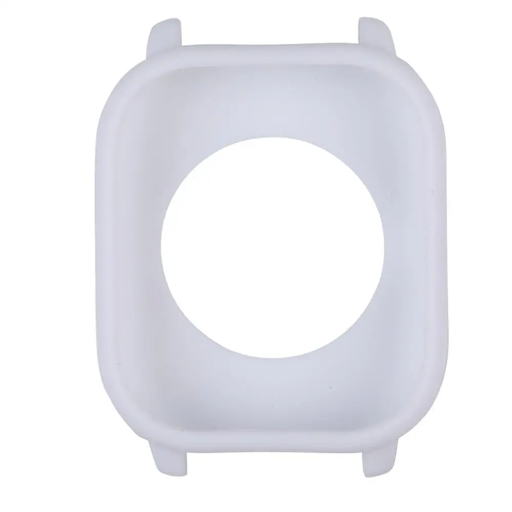 Защитный чехол из ТПУ с силиконовой рамкой для Xiaomi Huami Amazfit GTS Смарт часы браслет аксессуары протектор#926 - Цвет: WH