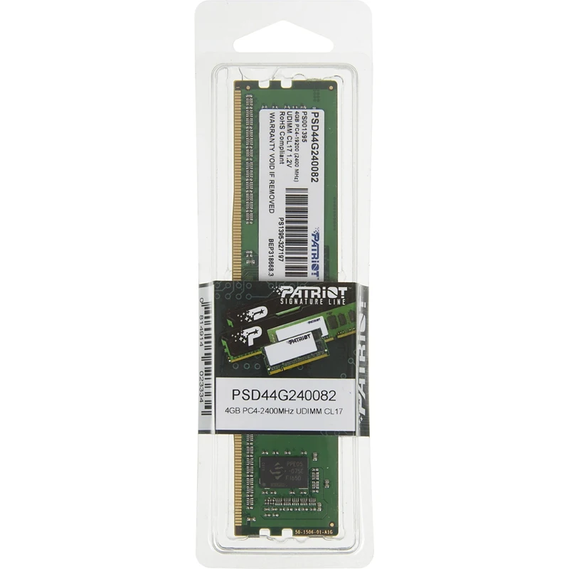 Модуль памяти PATRIOT PSD44G240082 DDR4- 4Гб