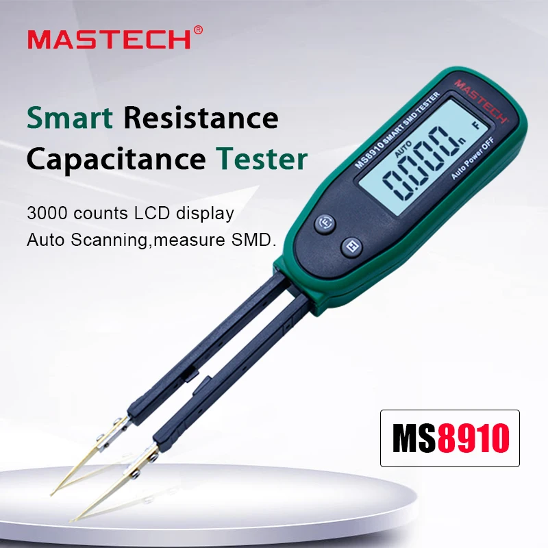 US $21.72 Mastech Ms8910 Smart Smd Tester Auto Scan Resistance Capacitance Diode Multi Tester Continuity Checking Function