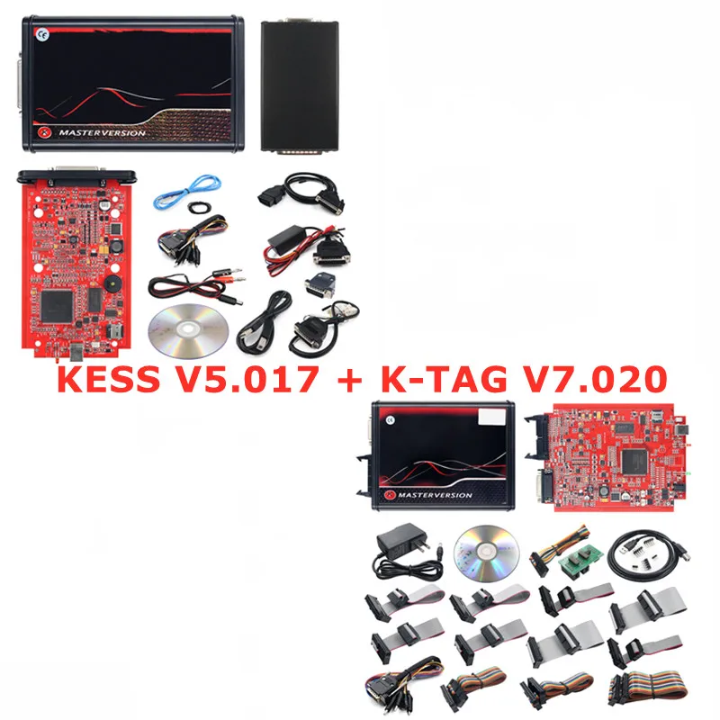 BDM Frame 2018 Newest EU Red Kess V2 V5.017 KTAG V7.020 2/4 LED Free DHL 