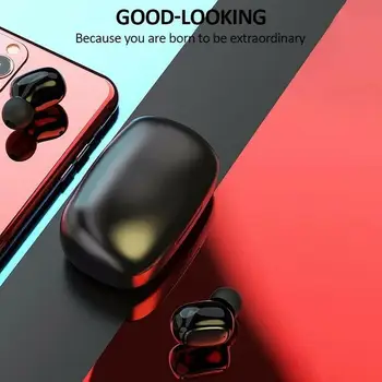 

Bluetooth Earphone 5.0 Touch Control Wireless Earphone 3D Stereo Waterproof With Display Charging Box