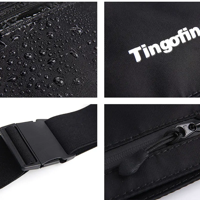 Vilead Waterproof Thin Outdoor Running Bag Adjustable Sports Fitness Waist Bag Anti-theft RFID Men Women Cellphone Holder Bag