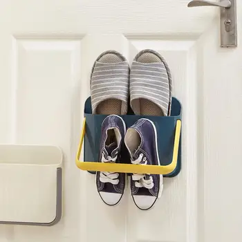 

Creative Wall-mounted Multifunctional Household Daily Shoe Storage Holder Rack Wall Hanging Shoe Storage Rack Organizer