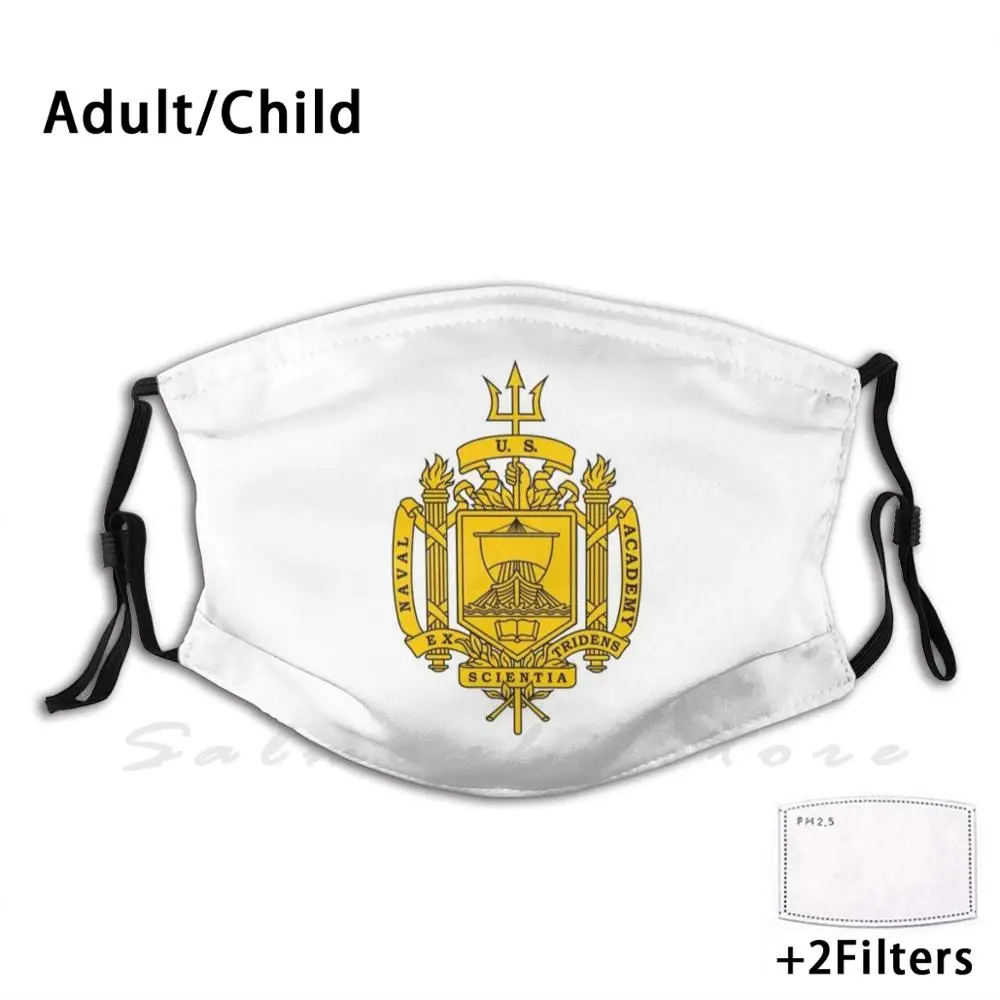 Mask United States Naval Academy Navy Annapolis Usna Us Crest Emblem Seal | Аксессуары для одежды