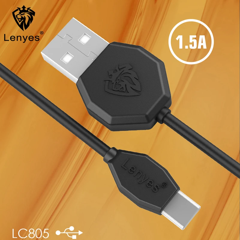 Lenyes Micro USB кабель 1.5A зарядный для передачи данных samsung Xiaomi LG huawei Android iOS Tablet type C
