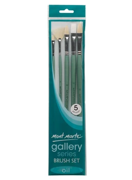 

Mont Marte Gallery Series Brush Set Oils 5pc
