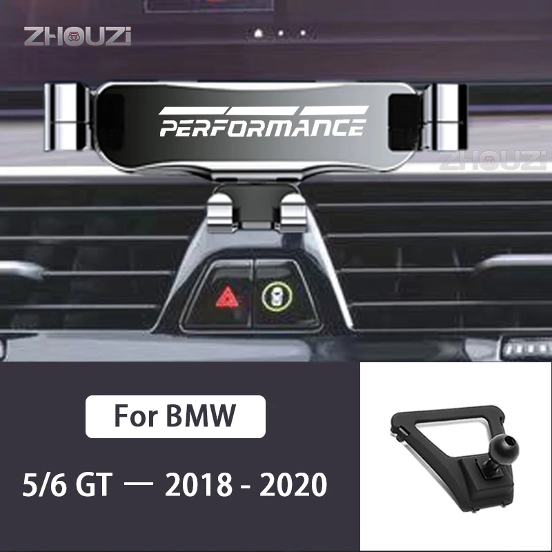 Car Mobile Phone Holder Air Vent Outlet Clip Stand GPS Gravity For BMW 5 Series 6GT 525i 530i 540i G30 G31 G32 G38 - Цена: 1 550,20 руб.