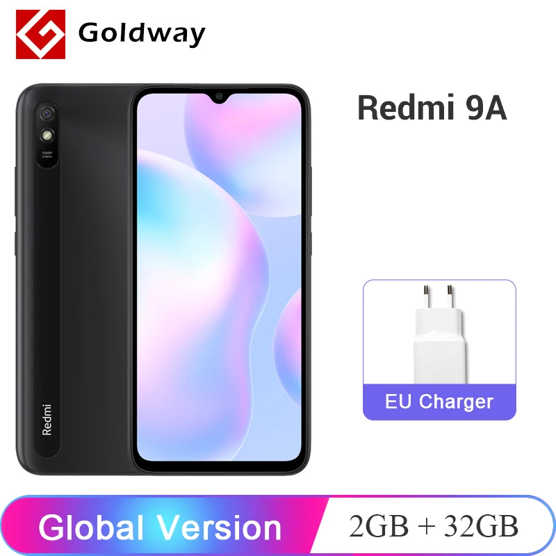 Глобальная версия Xiaomi Redmi 9A 9 A 2 ГБ 32 мобильный телефон 5000 мАч 6 53 &quotDotDrop дисплей MTK