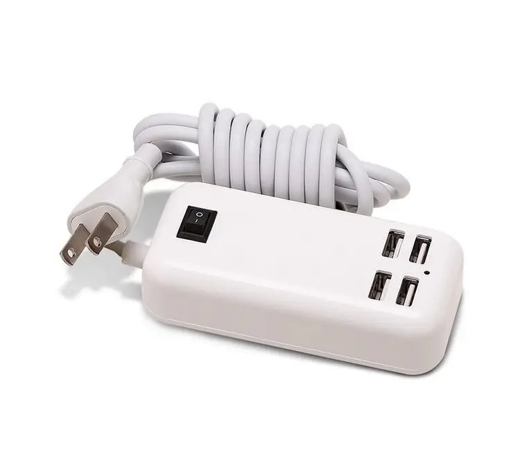 

EU US Plug 12-Port 6-Port 4-Port USB Power Adapter 6A 3A 2A Charging Station Socket Cable for SmartPhone Tablet Tablet Desktop