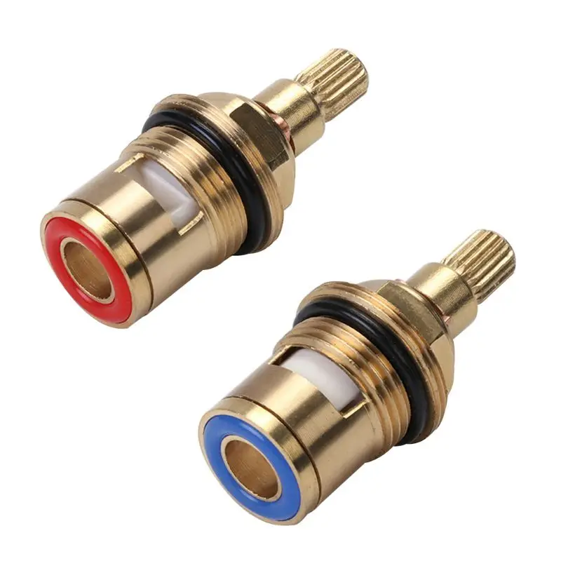 Faucet Cartridge Brass Ceramic Bathroom Hot Cold Water Mixer