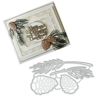 

1pc Christmas Pine Cones Metal Cutting Dies For DIY Scrapbooking Photo Album Decorative Embossing Paper Card Crafts