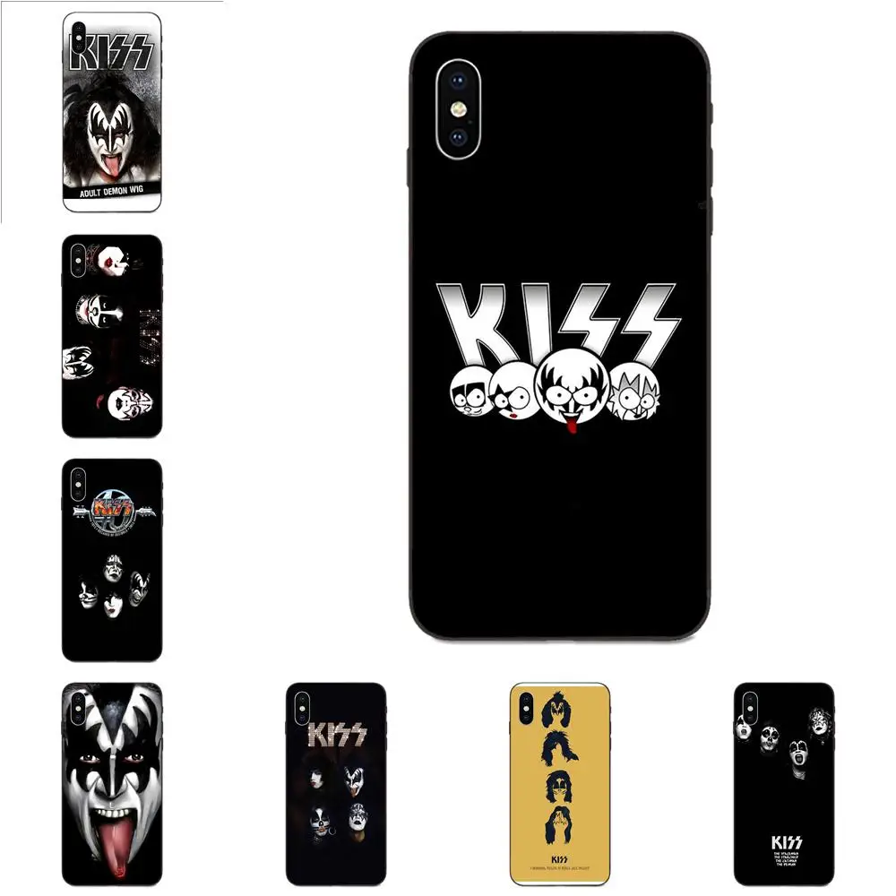 For Galaxy C5 C7 J1 J2 J3 J330 J5 J6 J7 J730 M20 M30 Ace Core Max Mini Plus Prime Pro Soft Shell Kiss Let's Rock Band | Мобильные