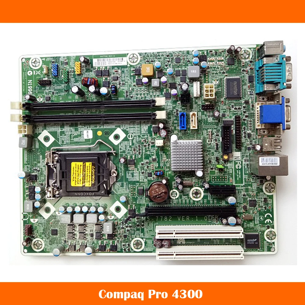 Для HP Compaq Pro 4300 676358-001 675885-001 675886-000 MS-7782 системная материнская плата полностью