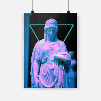 

Synthwave Fashion Sculpture Modern Poster Canvas Painting Wall Art Decor Living Room Bedroom Study Home Decoration Prints