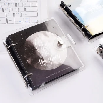 

1Pcs Light And Shadow Series Loose-leaf PP Photo Album Ticket Storage Postcard 3 Inch Memory 64 Pockets For Mini Film