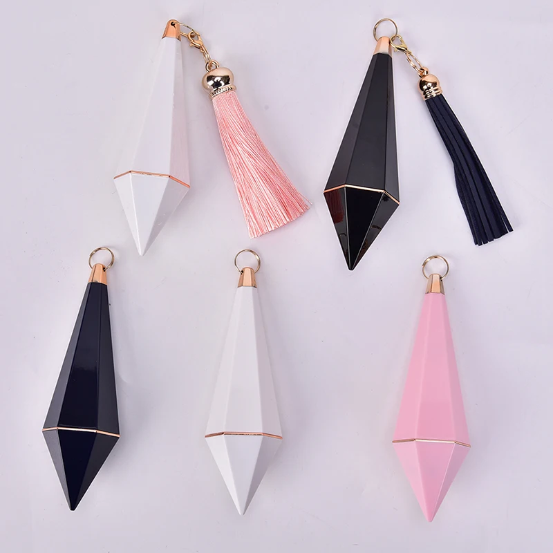 Plastic Cosmetic Empty Lip Balm Lipstick Tubes Taper Shape With Tassel Empty  Lipstick Tubes Refillable Bottles