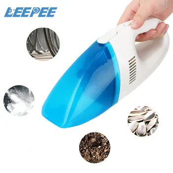 

LEEPEE 12V 60W Car Vacuum Cleaner Mini Handheld Car Wet & Dry Dual-use Cleaning Super Suction Portable Car Accessories