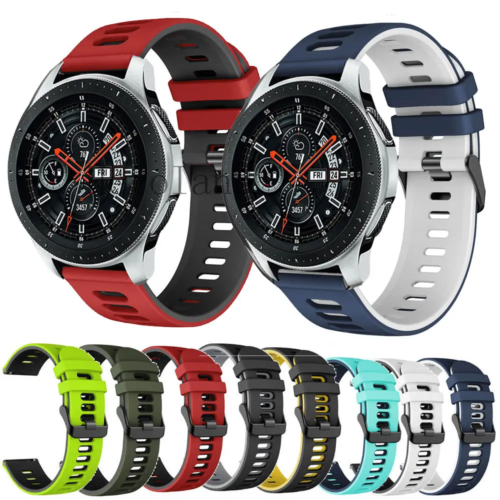 

Bracelet Strap For Samsung Galaxy Watch 46mm / Gear S3 Classic / Frontier Smartwatch Silicone For Huawei GT 2 Watchband Belt