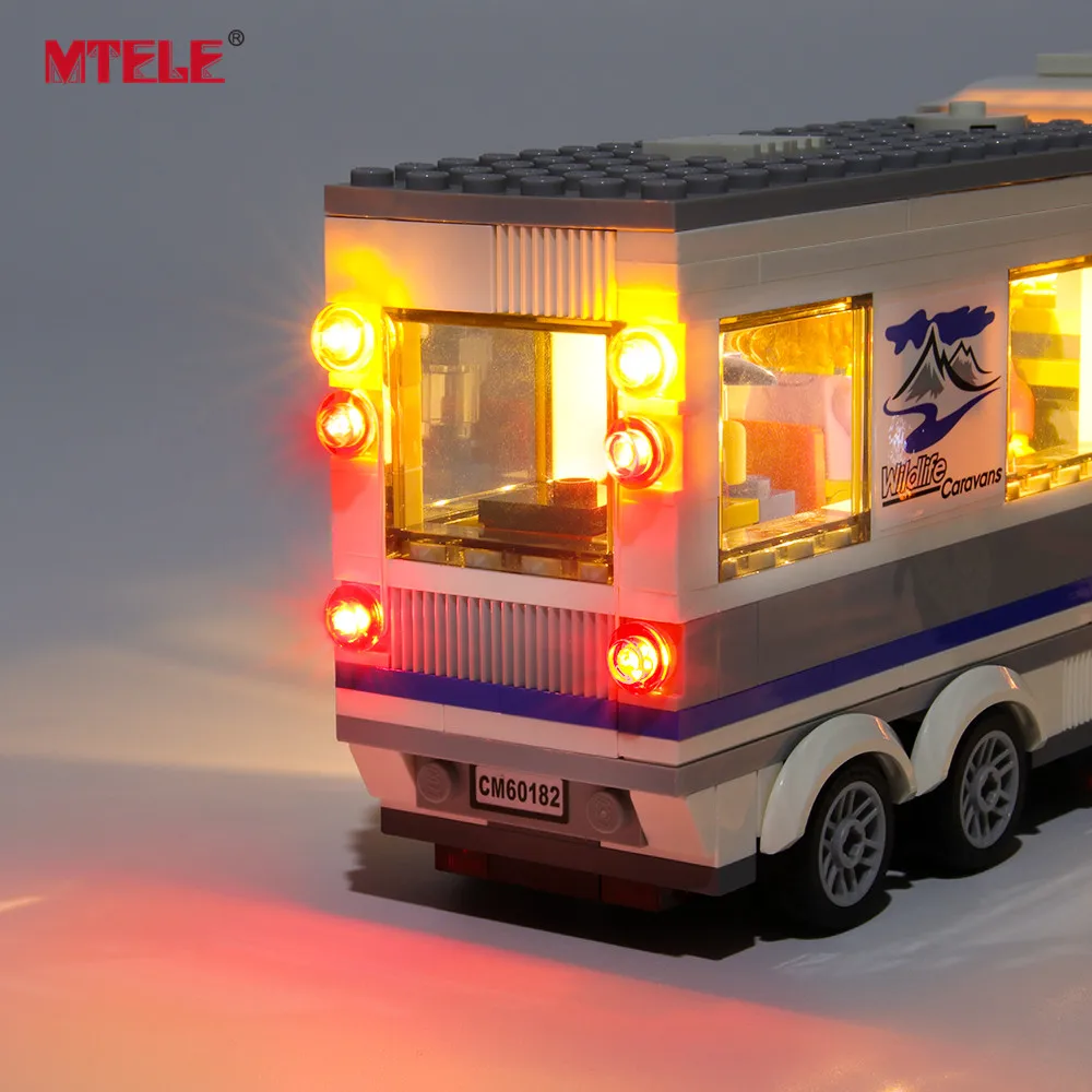 Бренд mtele светодиодный осветительный комплект для городской серии Pickup& Caravan комплект освещения совместим с 60182(не включает модель