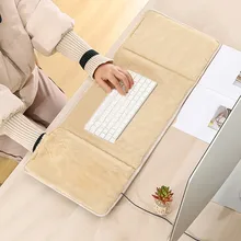 Теплый Бархатный коврик для мыши с двумя ручками, защита для рук мыши для сохранения тепла зимой, артефакт, компьютерная клавиатура, Настольный коврик#35