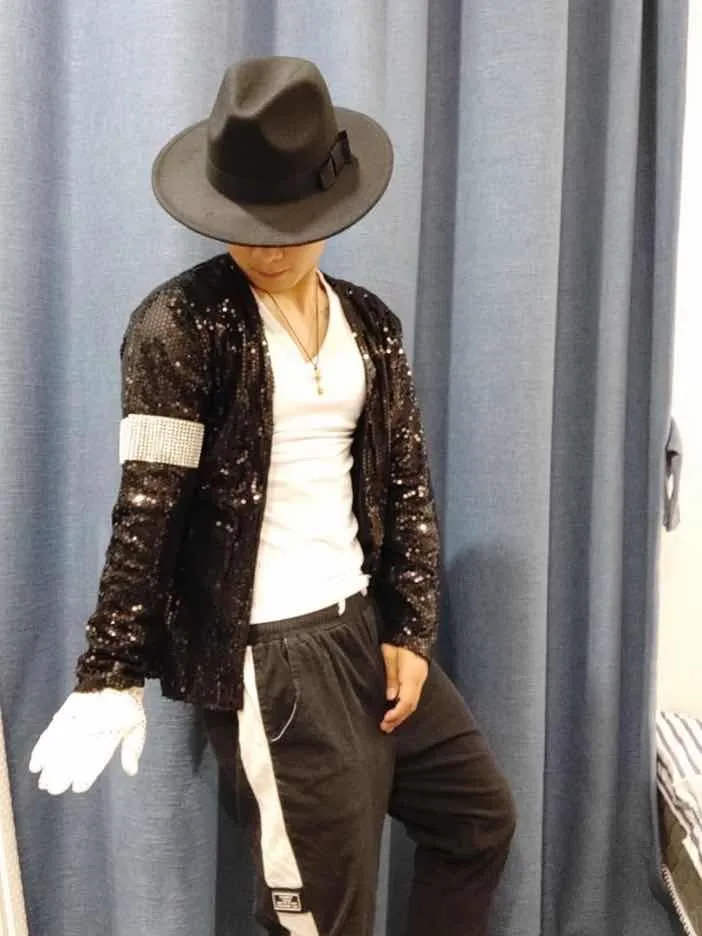 Высококачественный костюм Джексон имитация одежды для выступлений Billy King MJ