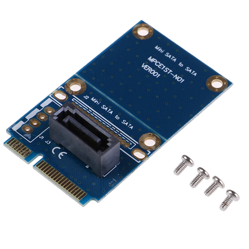 MSATA Mini PCI e Express SATA SSD слот к 7 контактному HDD конвертировать адаптер