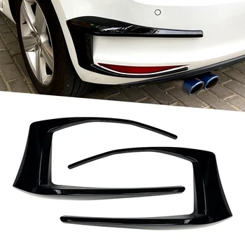 

Car Rear Bumper Spoiler Fog Light Cover Trim 2Pcs For VW Golf 7 Mk7 GTI R GTD 2013 2014 2015 2016