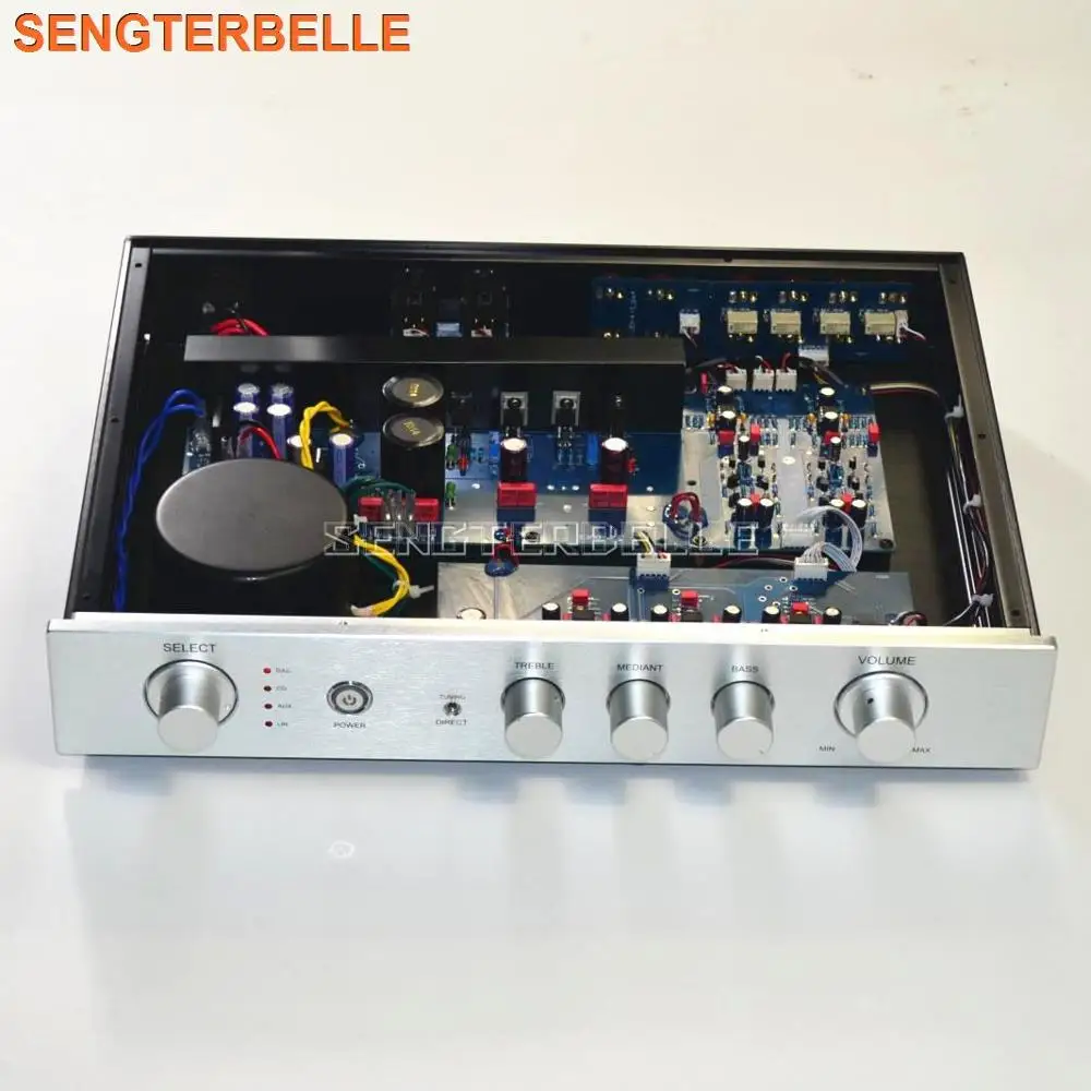 

New Finished High-end E300 Preamplifier High school low volume adjustment Pre-amp With Balanced output