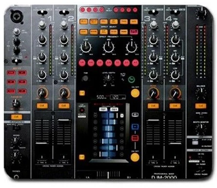 Распродажа! Популярные 1 шт. горячей DJM-2000 DJ миксер изображения кожи aming pc Противоскользящий мышь коврик для оптала/мышь с трекболом - Цвет: 220mmX180mm