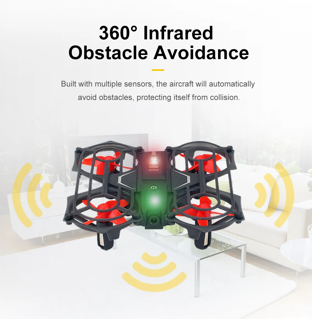 Новое поступление JJRC H74 Радиоуправляемый Дрон 2,4G 4CH 6 Axis 3D флипс инфракрасный зонд дистанционное управление Квадрокоптер для детей Подарки для мальчиков