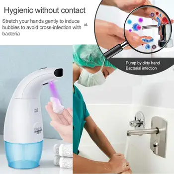 

330ML Intelligent Automatic Sensor Foam liquid Gel Soap Dispenser Machine UV disinfection Hand sanitizer Washing toilets kitchen