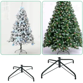 

30cm/50cm Christmas Tree Stand Holder Metal Holder Base Cast Iron Stand 4 Feets Homem Christmas Tree Party Decoration
