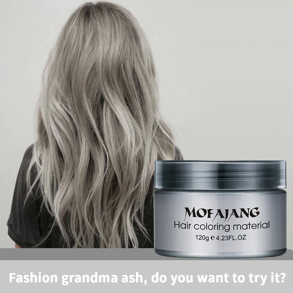 7 цветов одноразовая краска для волос цветной воск формовочная паста Щепка