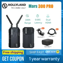 HOLLYLAND Mars 300 PRO 1080P photography Transmitter for Camera Image Wireless HD Video Transmission Receiver Mars300